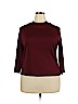 Forever 21 Plus Burgundy Long Sleeve Top Size 3X - photo 1