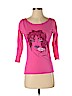 Betsey Johnson 100% Cotton Pink 3/4 Sleeve T-Shirt Size S - photo 1