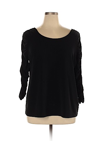 Susan Graver 3/4 Sleeve Top (view 1)