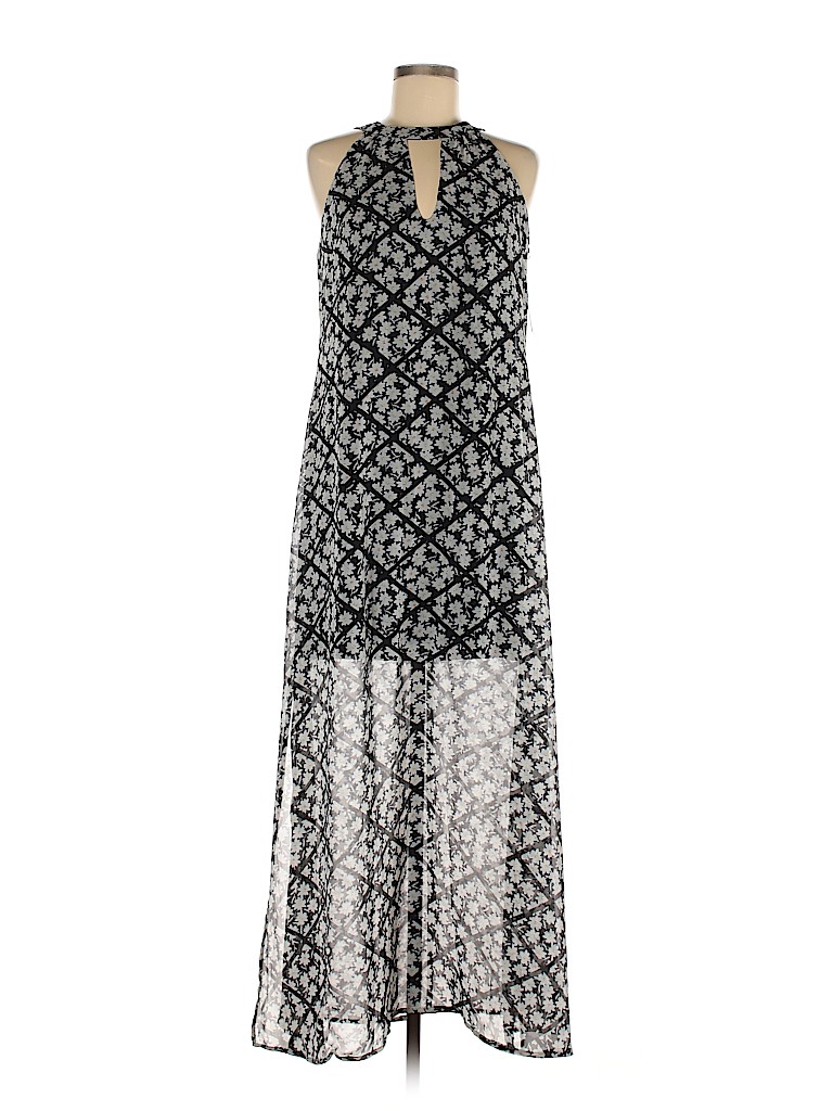 Justin Taylor 100% Polyester Black Casual Dress Size 6 - photo 1