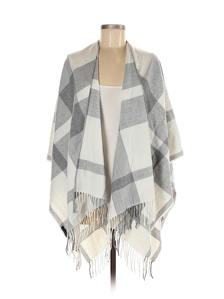 Banana Republic Factory Store Checkered-gingham Ivory Wrap One size - photo 1