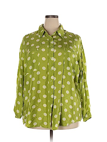 Newport News Long Sleeve Silk Top (view 1)