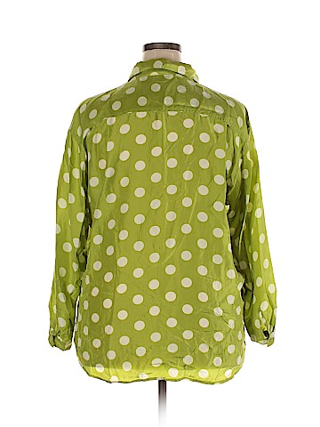 Newport News Long Sleeve Silk Top (view 2)