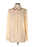 Forever 21 100% Polyester Ivory Long Sleeve Blouse Size L - photo 1