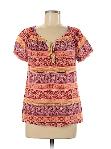 Lucky Brand Short Sleeve Blouse (view 1)