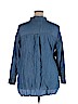 Old Navy 100% Lyocell Blue Long Sleeve Blouse Size XXL - photo 2