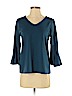 Banana Republic Factory Store Teal 3/4 Sleeve Top Size S - photo 1