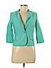 I.N. Studio 100% Cotton Blue Blazer Size 6 (petite) - photo 1