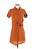 Forever 21 100% Rayon Orange Casual Dress Size XS - photo 1