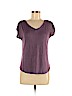Pink Rose Purple Short Sleeve Top Size M - photo 1