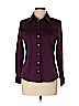 Banana Republic Purple Long Sleeve Button-Down Shirt Size 10 (petite) - photo 1