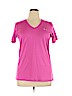 Under Armour 100% Polyester Pink Active T-Shirt Size XL - photo 1