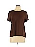 Croft & Barrow 100% Cotton Brown Short Sleeve T-Shirt Size XL - photo 1