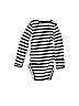 Just One You Made by Carters 100% Cotton Stripes Blue Long Sleeve Onesie Size Newborn - photo 2