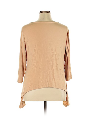 LOGO by Lori Goldstein 3/4 Sleeve Top (view 2)