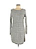 Ann Taylor LOFT Gray Casual Dress Size M (petite) - photo 1