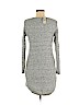 Ann Taylor LOFT Gray Casual Dress Size M (petite) - photo 2