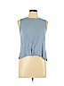 Elodie 100% Rayon Blue Sleeveless Blouse Size XL - photo 1