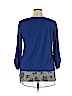 Apt. 9 Blue Long Sleeve Top Size XL - photo 2