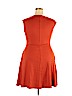 New York & Company 100% Cotton Orange Casual Dress Size XL - photo 2