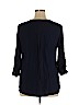 Simply Styled 100% Polyester Blue 3/4 Sleeve Blouse Size XL - photo 2