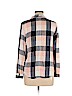 H&M 100% Viscose Blue Long Sleeve Button-Down Shirt Size 6 - photo 2