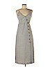 Forever 21 100% Cotton Gray Casual Dress Size M - photo 1
