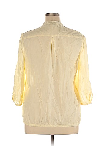 St. John's Bay 3/4 Sleeve Button-Down Shirt (view 2)