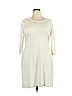Allison Brittney Ivory Casual Dress Size 3X - photo 1