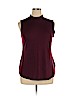 Croft & Barrow Burgundy Sleeveless Top Size XL - photo 1
