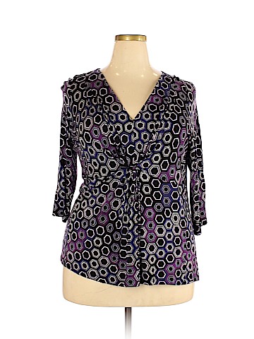 Apt. 9 3/4 Sleeve Top (view 1)