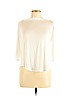 Veronica M. White Short Sleeve Blouse Size L - photo 1
