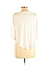Veronica M. White Short Sleeve Blouse Size L - photo 2