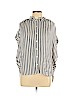 Madewell 100% Rayon Gray Short Sleeve Button-Down Shirt Size L - photo 1