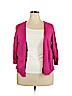 Roz & Ali Pink Cardigan Size 3X - photo 1