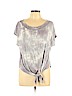 Veronica M. Gray Short Sleeve Blouse Size XL - photo 1