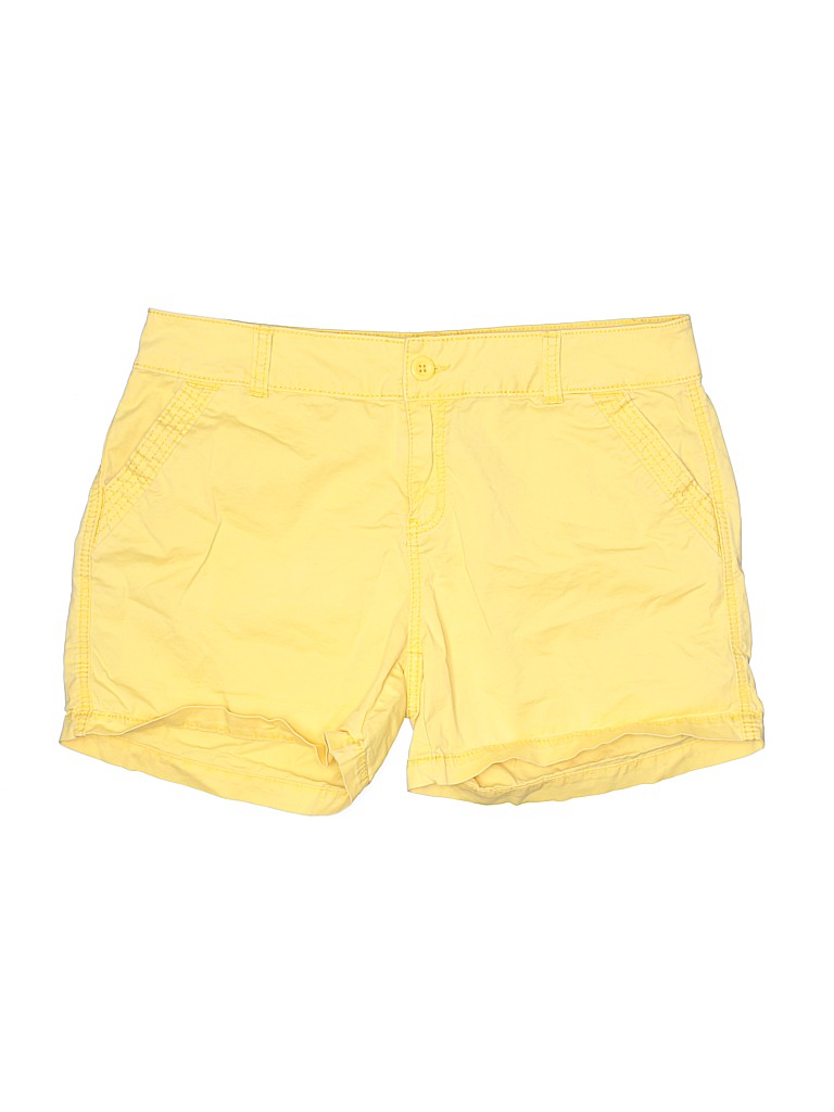 Maurices Yellow Khaki Shorts Size 16 - photo 1