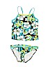 Arizona Jean Company Print Blue Two Piece Swimsuit Size 12 - photo 1