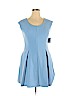 Ellen Tracy Blue Casual Dress Size 14 (petite) - photo 1