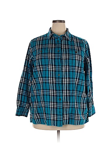 Duluth Trading Co. Long Sleeve Button-Down Shirt (view 1)