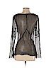 Max Studio 100% Silk Black Long Sleeve Silk Top Size S - photo 2