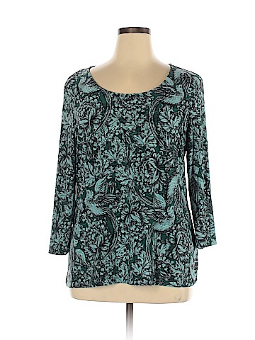 Croft & Barrow 3/4 Sleeve Top (view 1)