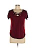Hollister Burgundy Short Sleeve Top Size M - photo 1