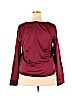 A New Day 100% Polyester Burgundy Long Sleeve Blouse Size XXL - photo 2