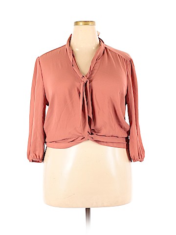 7th Avenue Design Studio New York & Company Long Sleeve Blouse (view 1)