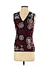 Per Se By Carlisle Burgundy Sweater Vest Size S - photo 1