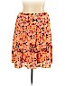 AGB 100% Polyester Orange Casual Skirt Size XL - photo 1