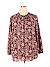 Ann Taylor LOFT 100% Polyester Black 3/4 Sleeve Blouse Size 20 - photo 1