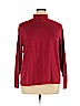 Croft & Barrow 100% Cotton Red Long Sleeve Turtleneck Size 1X - photo 1
