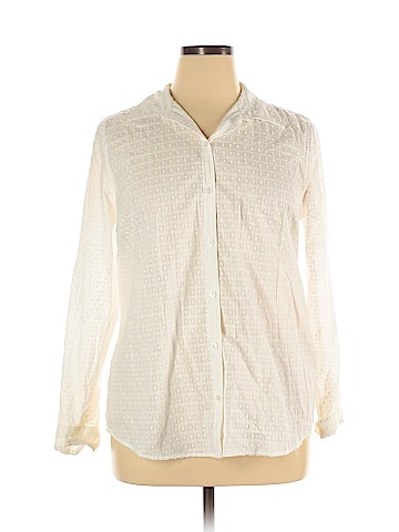 Charter Club Long Sleeve Button-Down Shirt (view 1)